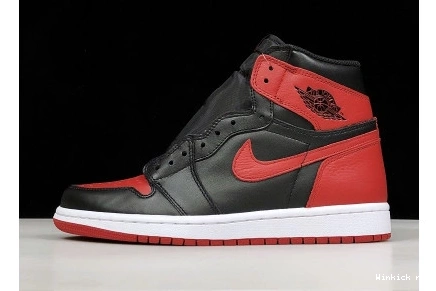 JORDAN AIR 1 RETRO “BANNED” RED HIGH OG MENS 0822